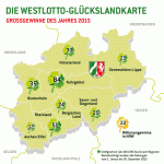 WestLotto-Glückslandkarte